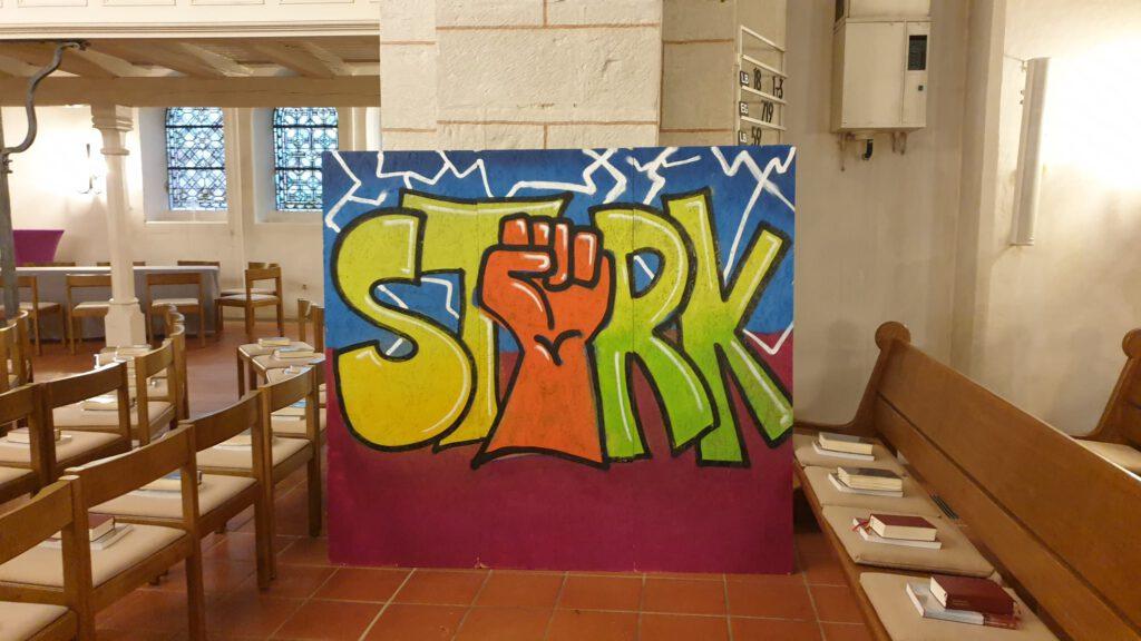  „Stark“ aus dem Graffiti-Workshop